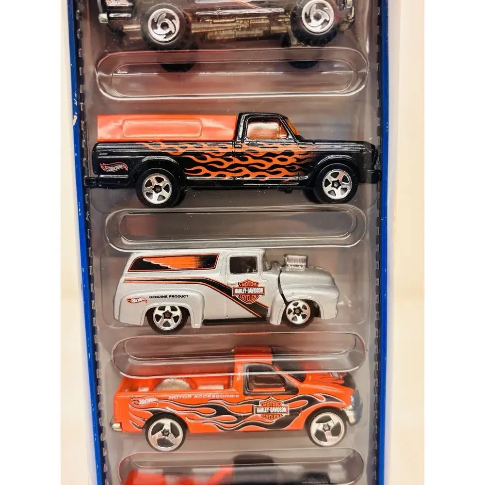 Hot Wheels 1:64 Harley Davidson Truck Gift Pack 5 Truck Set 50030 New Sealed